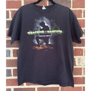 Kerusso Weapons Of Our Warfare Shirt Mens Large Black Christian Graphic Tee